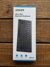 Anker Ultra Slim Profile Wireless Bluetooth Keyboard. Black. Brand New.