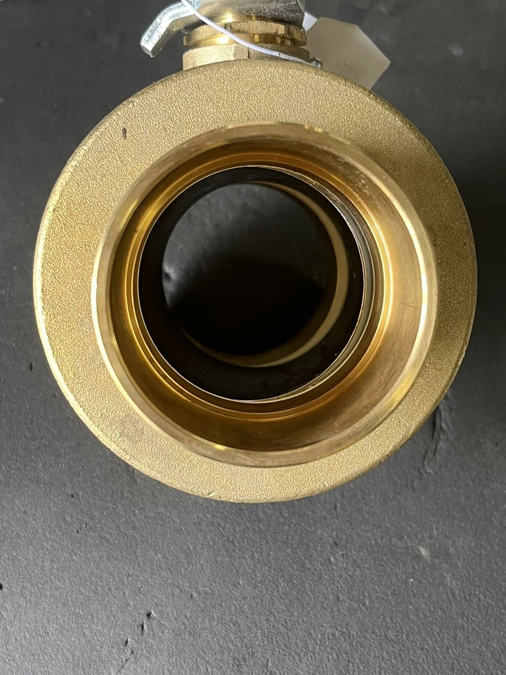 2-1/2" CxC (Solder), Full-Port, Lead-Free Brass Ball Valve, 400 WOG, 150 WSP - Image 3 of 4