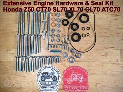 Master Engine Case Hardware & Oil Seal Kit - Vintage Honda Z50 CT70 SL70 XL70