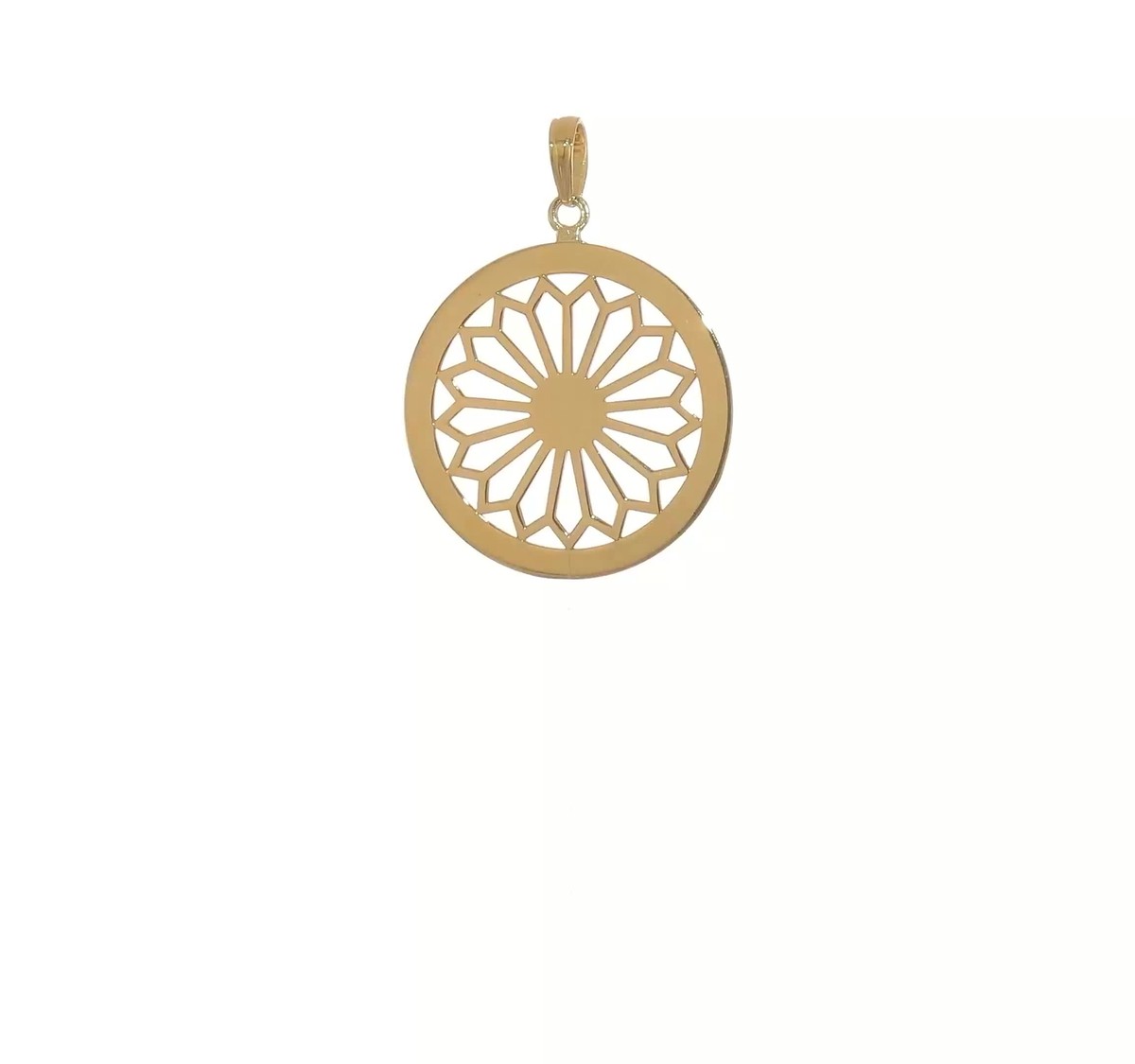 daisy♡14kgf 14K Retro Daisy In Round Frame Charm K7333 637218130917| eBay