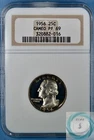 1956 Washington Quarter NGC PF 69 CAMEO - Toned & Frosted Near Perfect!