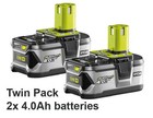 Ryobi 18v Battery 4.0ah One Plus Lithium 18 Volt Rb18l40