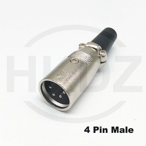 XLR-Buchse Stecker Steckverbinder Mikrofonkabel männlich weiblich 3,4,5-polig - Bild 13 von 16