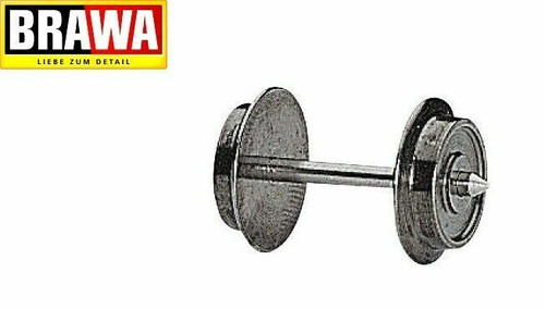 Brawa 0009253.00 Juego de ruedas de corriente continua 11 mm longitud del eje 23,1 mm (DC) 1 pieza HO NUEVO | Zustand: Neu