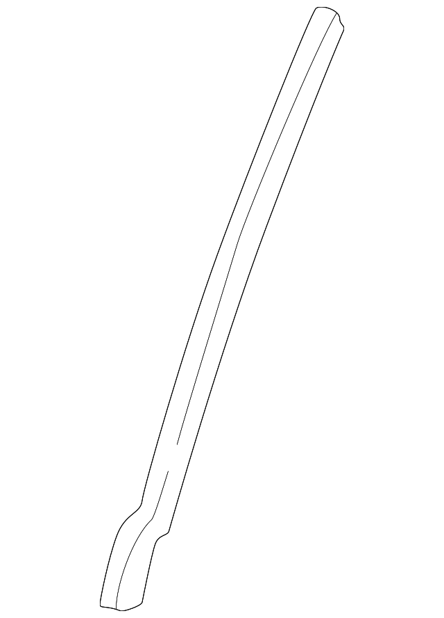 GM Driver LH Windshield Reveal Trim Molding 19972004 C5 Corvette