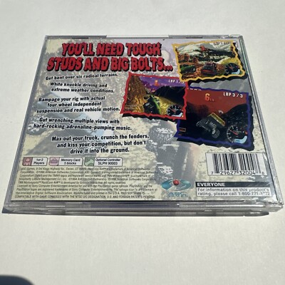TNN Motorsports Hardcore 4x4 PS1 PlayStation 1 Complete CIB ASC
