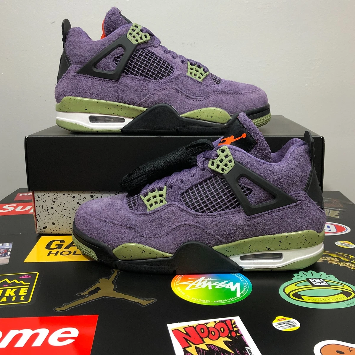 Jordan 4 Retro Canyon Purple (Women's) - AQ9129-500 - US