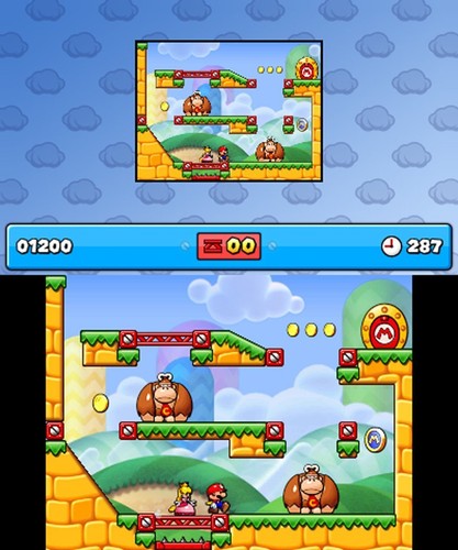 Nintendo 3DS Japan Ver. Mario vs. Donkey Kong Minna de Mini Land Japan Edition - Picture 2 of 10