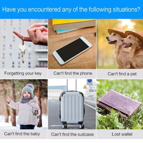 Smart Tag Finder Locator Key Dog Pet Tag Tracer Anti-lost Keychain Device Alarm - 第 6/17 張圖片
