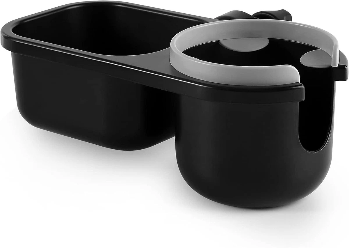Accmor 2 in 1 Stroller Tray Cup Holder Snack Tray Non Slip Grey