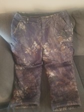 Cabelas Dry Plus Men 40 Regular Mossy Oak Cargo Hunting Pants. Waterproof. B6