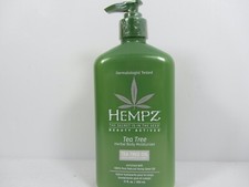 HEMPZ TEA TREE HERBAL BODY MOISTURIZER w/TEA TREE OIL