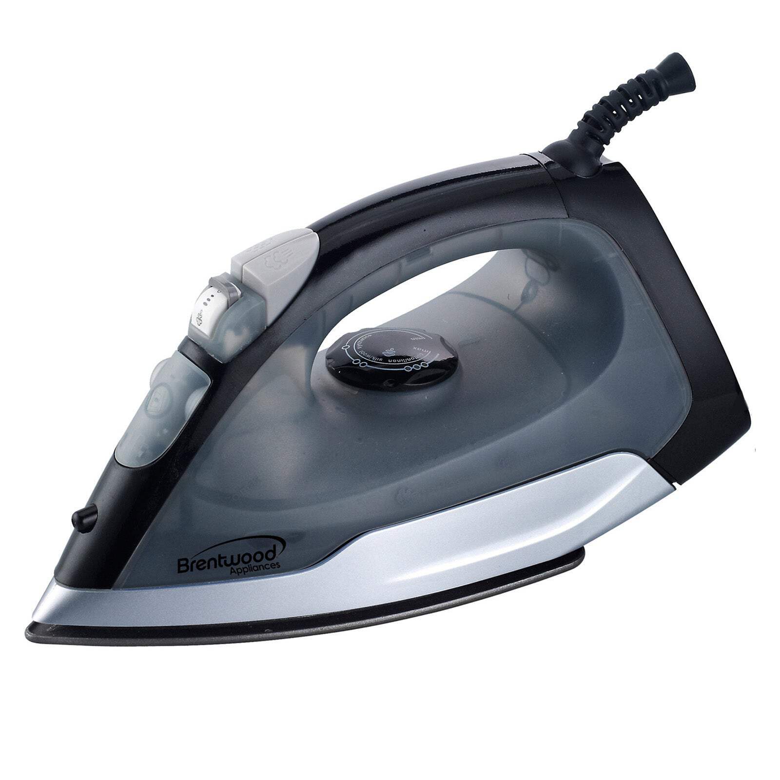 Brentwood Full Size Steam / Spray / Dry Iron in Black & Gray