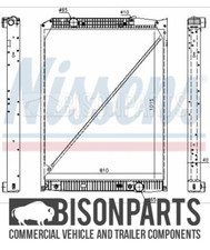 "FITS MERCEDES ACTROS (1996 - 2013) COOLANT RADIATOR ASSEMBLY NIS62791A
