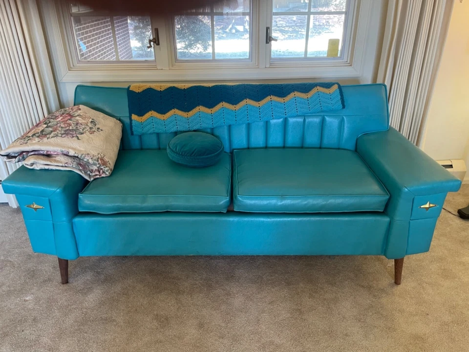sofá sofá vintage antiguo Foto 2 de 3