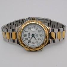 GUESS Waterpro Indiglo Quartz Analog Men's Watch Sz. 7 1/2" for Repairs