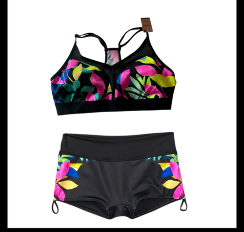 Victoria’s Secret PINK Gym To Swim Shortie Shorts Set Size Large