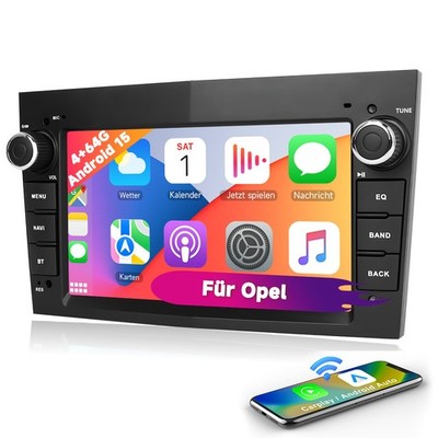 Android 15 Autoradio Apple Carplay GPS 64GB Für Opel Corsa C Combo Tigra Twintop