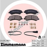 Zimmermann Bremsbelagsatz, Scheibenbremse Vorderachse FüR Ford
