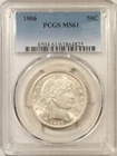 1906 BARBER HALF DOLLAR - PCGS MS-61, FLASHY!