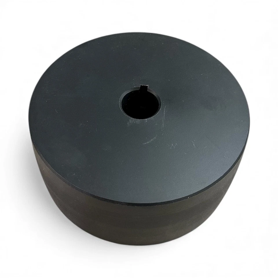 Amoladora de correa 2"x72" ruedas de poliacetal 5" accionamiento 7/8" diámetro / 4" pista / 2" rueda loca Foto 3 de 4