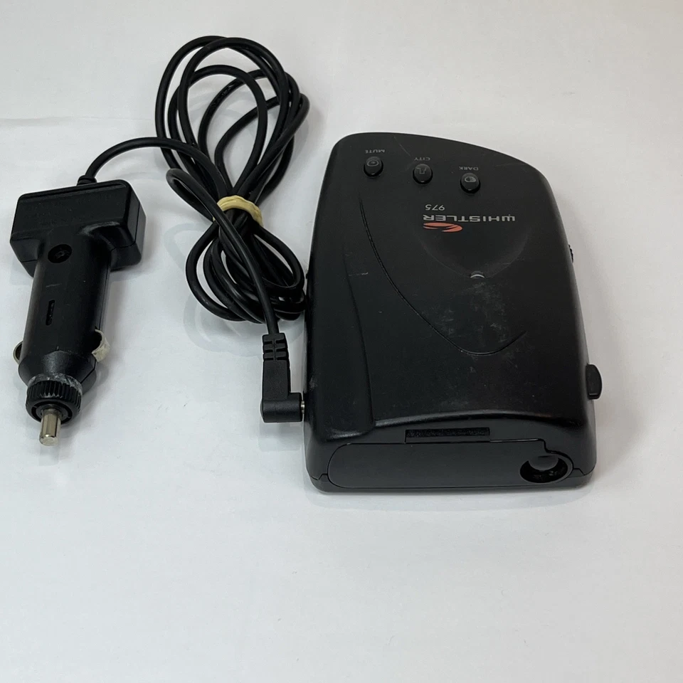 Whistler 975 Road Laser & Radar Detector Unit with Power Cord, Vintage - Image 3 of 4