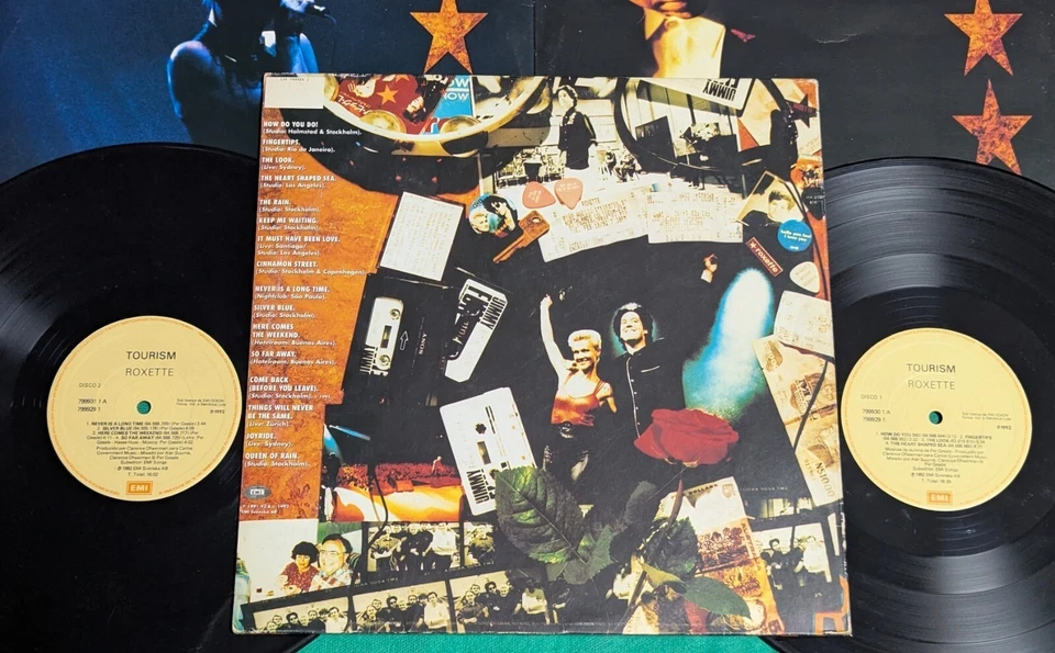 Roxette - Tourism BRAZIL 2 LPs 1992 1st press Gatefold With 2 inserts - Image 4 of 4