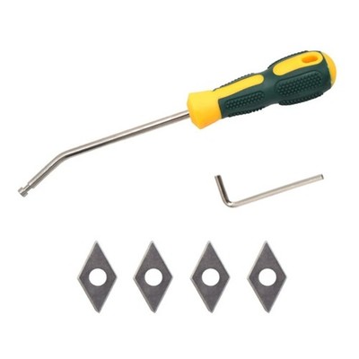 Grout Remover Tool Sturdy Angled Grout Scraping Rake Tool for Home Decoration