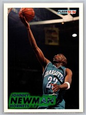 1993-94 Fleer Basketball Johnny Newman #23 Charlotte Hornets NBA Vintage