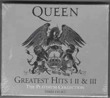 Queen-- Greatest Hits I, II III: The Platinum Collection 3 CD Set New Sealed