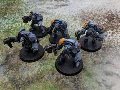 40k Space Wolves Wolf Guard Terminators Warhammer GW Power Fists Painted x5