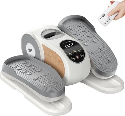 Under Desk Elliptical Machine Quiet Portable Electric Seated Pedal Leg Exerciser