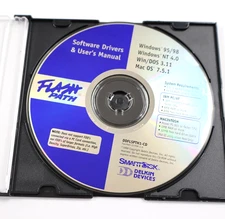 VTG Delkin Devices Flash Path 1999 Software Drivers & User's Manual CD Disc