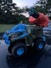 Vintage 1991 ARAH GI JOE Motorized Battle Wagon 4wd Vehicle Complete & Working!