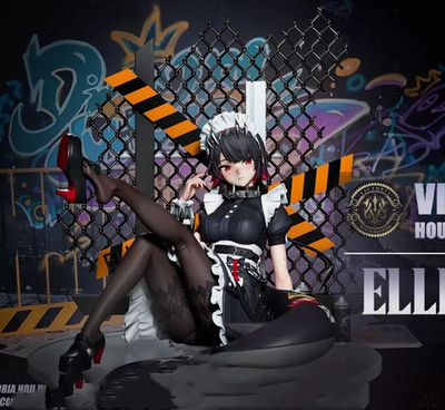 エレン・フライス　elein fleiss 本人撮影ポラロイド　額装済 Ghost Train Studio Zenless Zone Zero Ellen Joe Resin Model in