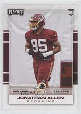 2017 Panini Playoff Rookies Red Zone Jonathan Allen #250 o6n