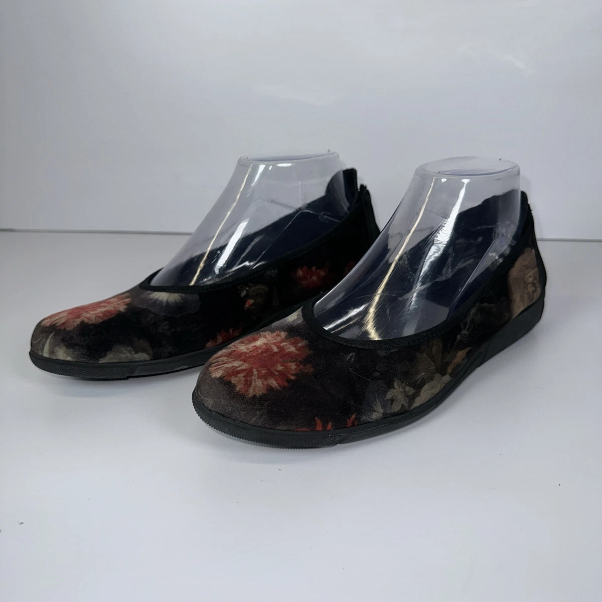 Chaussures Sesto Meucci Femme - Ballerines Noires Cuir - Pointure 39 (US 9) - Fabriquées En Italie