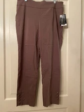 Counterparts Women's 12  Super Stretch Pull On Mocha Dress Pants