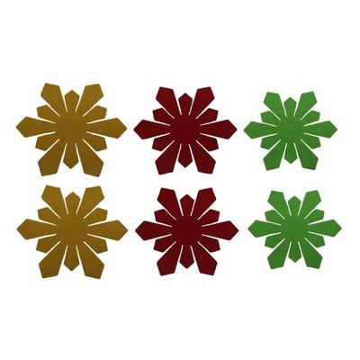 Set Of 6 Stable Easter Arrows Shape Petals Placemats Ornament For Holiday Dining