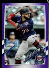 2021 Topps Chrome Update #USC80 Gilberto Celestino Purple Refractor