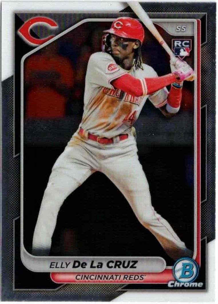 2024 Bowman Chrome #42 Elly De La Cruz Refractors #/499