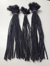 Dreadlock Extensions Synthetic Hair 0.2cm 10in 50 Strands Handmade...