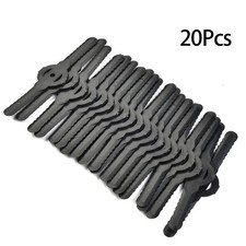 20 Pcs Plastic Grass Trimmer Blades Replacement Cordless Cutter Strimmer Tool