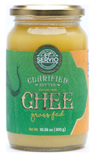 Servio Grass Fed Non-GMO Traditional Ghee Clarified Butter, Shelf-Stable, 10.58