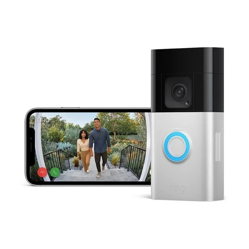 Ring Battery Video Doorbell Plus Wireless Smart Camera 1536p - Night Vision NEW