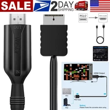 For Sony PS1 PS2 to HDMI Adapter Cable Game Console Audio Video Converter Cable