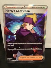 Morty's Conviction 201/162 Pokemon Temporal Forces Holo Ultra Rare Full Art