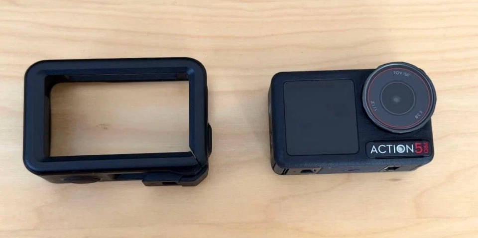 DJI Osmo Action 5 Pro Camera Body Cage Battery Set Tested Working Clean - Image 2 of 4