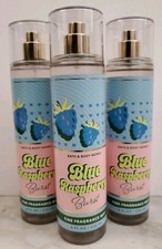 Bath  Body Works BLUE RASPBERRY BURST Fine Fragrance Mist Body Spray 3x Lot