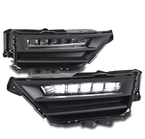For 2020-2021 Honda CR-V Bumper LED Rectangular Fog Lights Lamps w/Bezel+Harness - Picture 1 of 12